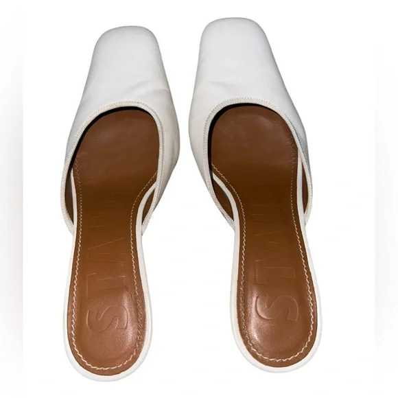 STAUD Otto 90 Mules in Smooth Leather - Picture 6 of 8